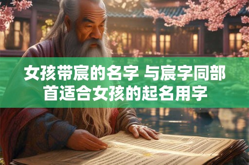 女孩带宸的名字 与宸字同部首适合女孩的起名用字
