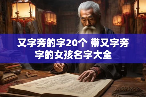 又字旁的字20个 带又字旁字的女孩名字大全
