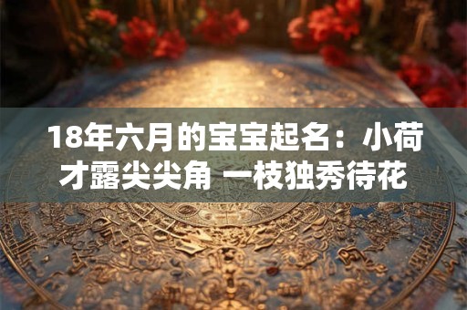 18年六月的宝宝起名：小荷才露尖尖角 一枝独秀待花开
