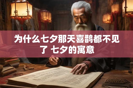 为什么七夕那天喜鹊都不见了 七夕的寓意
