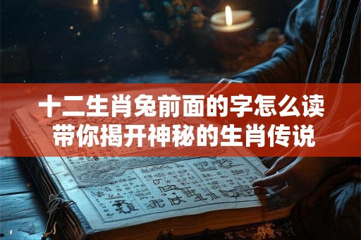 详细阅读:十二生肖兔前面的字怎么读 带你揭开神秘的生肖传说 十二生肖兔前面的字怎么读 带你揭开神秘的生肖传说