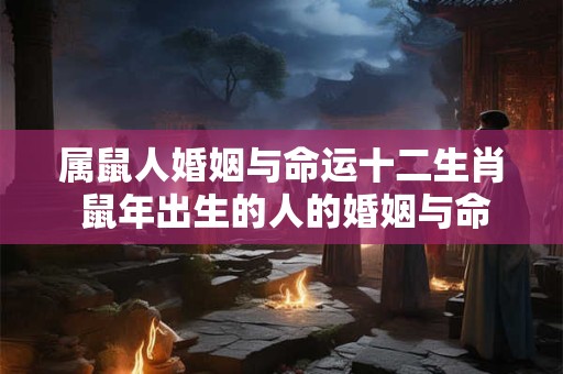 属鼠人婚姻与命运十二生肖 鼠年出生的人的婚姻与命运