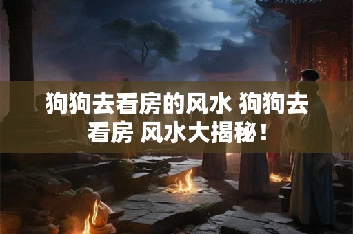 狗狗去看房的风水 狗狗去看房 风水大揭秘！