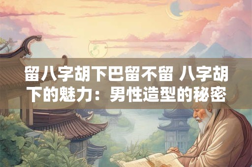 留八字胡下巴留不留 八字胡下的魅力：男性造型的秘密武器