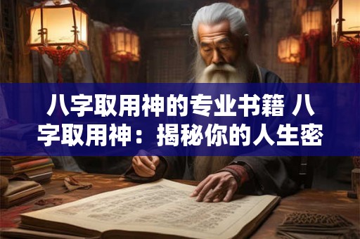 八字取用神的专业书籍 八字取用神：揭秘你的人生密码