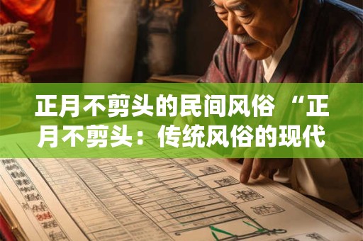正月不剪头的民间风俗 “正月不剪头：传统风俗的现代解读”