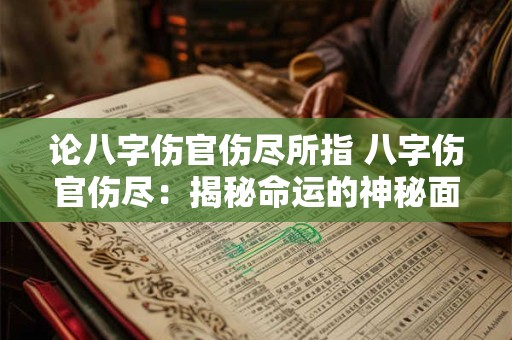 论八字伤官伤尽所指 八字伤官伤尽：揭秘命运的神秘面纱