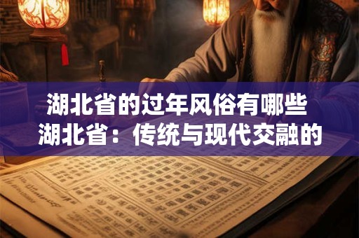湖北省的过年风俗有哪些 湖北省：传统与现代交融的魅力之地