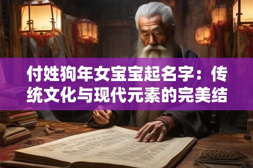 付姓狗年女宝宝起名字：传统文化与现代元素的完美结合