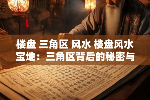 楼盘 三角区 风水 楼盘风水宝地：三角区背后的秘密与价值
