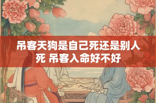 吊客天狗是自己死还是别人死 吊客入命好不好