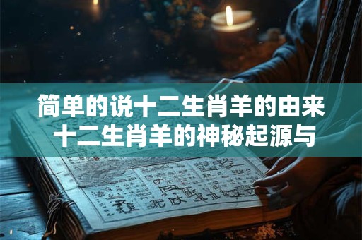 简单的说十二生肖羊的由来 十二生肖羊的神秘起源与传奇故事