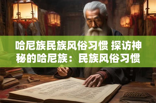 哈尼族民族风俗习惯 探访神秘的哈尼族：民族风俗习惯揭秘