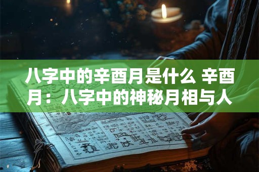 八字中的辛酉月是什么 辛酉月：八字中的神秘月相与人生运势