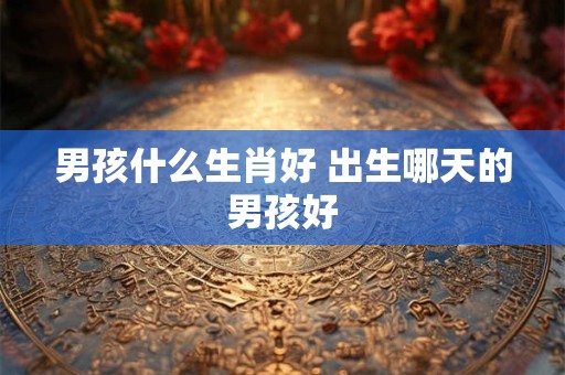 男孩什么生肖好 出生哪天的男孩好
