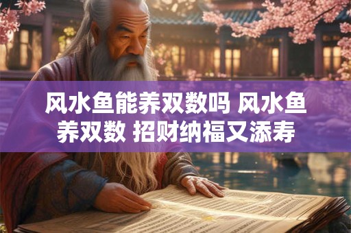 风水鱼能养双数吗 风水鱼养双数 招财纳福又添寿