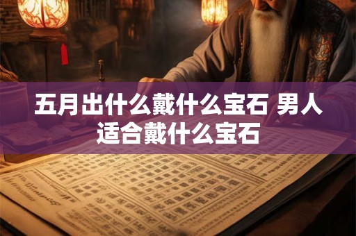 五月出什么戴什么宝石 男人适合戴什么宝石