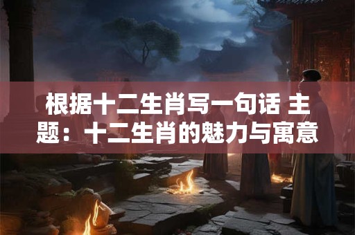 根据十二生肖写一句话 主题：十二生肖的魅力与寓意
