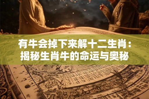 有牛会掉下来解十二生肖：揭秘生肖牛的命运与奥秘