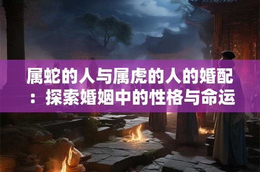 属蛇的人与属虎的人的婚配：探索婚姻中的性格与命运