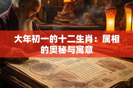 大年初一的十二生肖：属相的奥秘与寓意