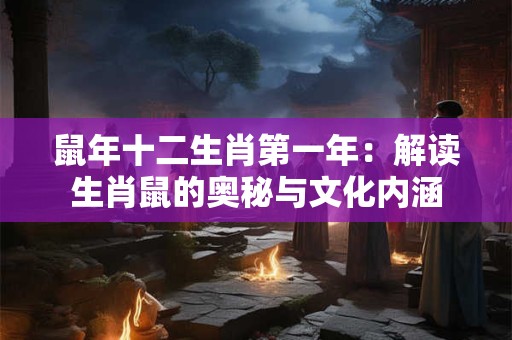 详细阅读:鼠年十二生肖第一年:解读生肖鼠的奥秘与文化内涵 鼠年十二生肖第一年:解读生肖鼠的奥秘与文化内涵