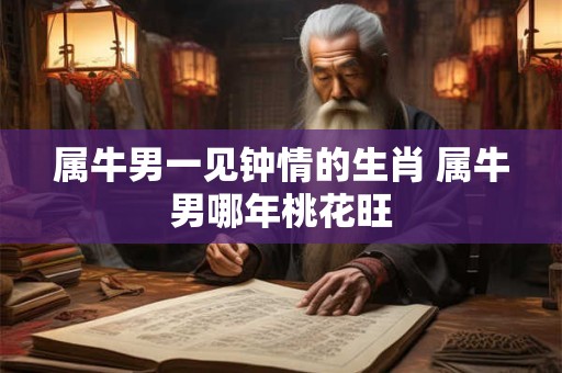 属牛男一见钟情的生肖 属牛男哪年桃花旺
