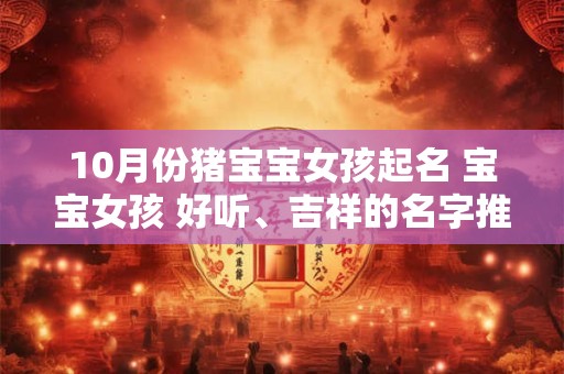 10月份猪宝宝女孩起名 宝宝女孩 好听、吉祥的名字推荐