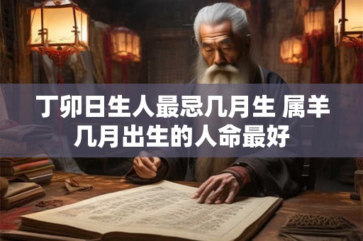 丁卯日生人最忌几月生 属羊几月出生的人命最好