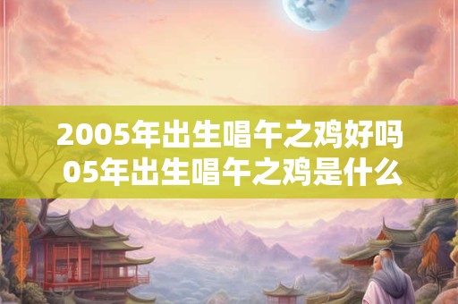 2005年出生唱午之鸡好吗 05年出生唱午之鸡是什么命
