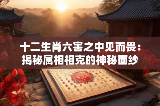 十二生肖六害之中见而畏：揭秘属相相克的神秘面纱