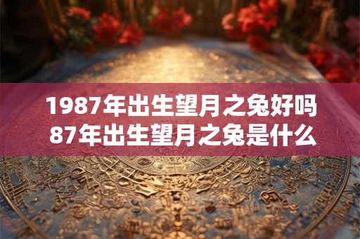 1987年出生望月之兔好吗 87年出生望月之兔是什么命