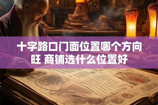 十字路口门面位置哪个方向旺 商铺选什么位置好