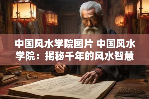 中国风水学院图片 中国风水学院：揭秘千年的风水智慧
