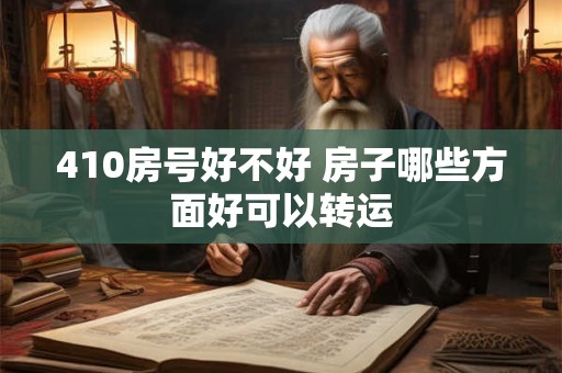 410房号好不好 房子哪些方面好可以转运