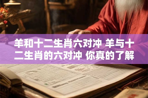 羊和十二生肖六对冲 羊与十二生肖的六对冲 你真的了解吗