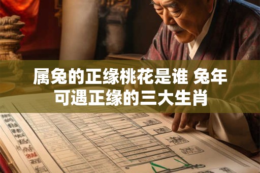 属兔的正缘桃花是谁 兔年可遇正缘的三大生肖
