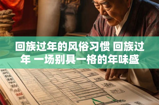 回族过年的风俗习惯 回族过年 一场别具一格的年味盛宴