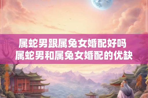 属蛇男跟属兔女婚配好吗 属蛇男和属兔女婚配的优缺点