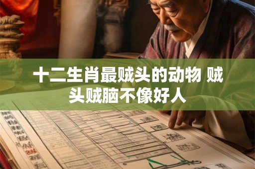 十二生肖最贼头的动物 贼头贼脑不像好人