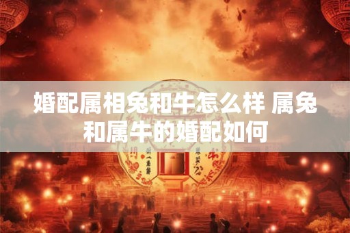 婚配属相兔和牛怎么样 属兔和属牛的婚配如何