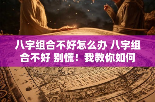 八字组合不好怎么办 八字组合不好 别慌！我教你如何化解！