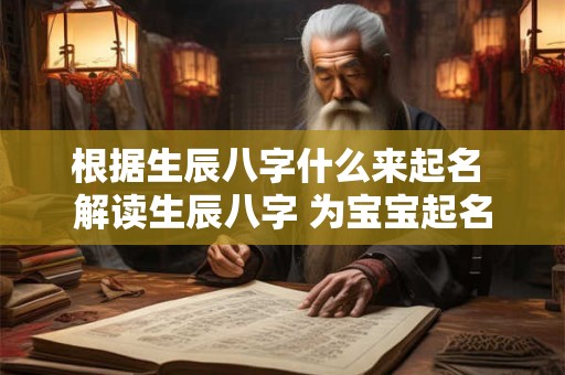 根据生辰八字什么来起名 解读生辰八字 为宝宝起名