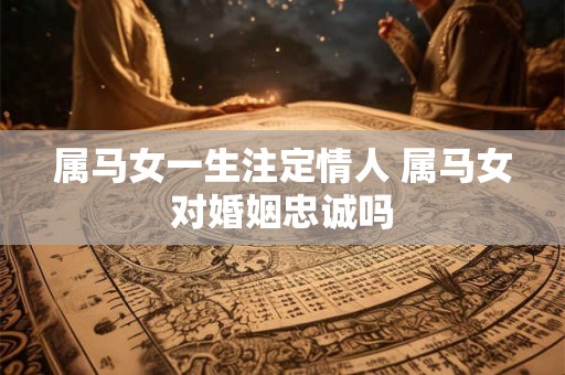 属马女一生注定情人 属马女对婚姻忠诚吗