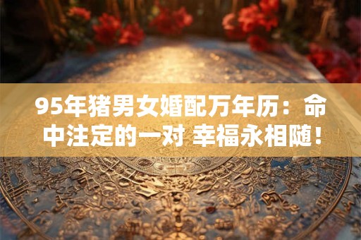 95年猪男女婚配万年历：命中注定的一对 幸福永相随！