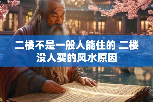 二楼不是一般人能住的 二楼没人买的风水原因