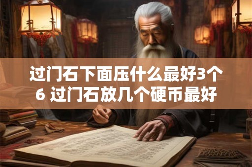 过门石下面压什么最好3个6 过门石放几个硬币最好