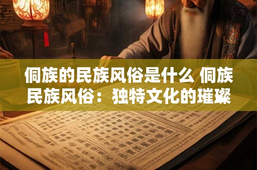 侗族的民族风俗是什么 侗族民族风俗：独特文化的璀璨明珠