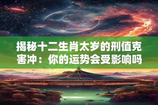 揭秘十二生肖太岁的刑值克害冲：你的运势会受影响吗