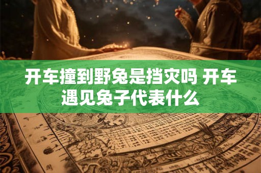 开车撞到野兔是挡灾吗 开车遇见兔子代表什么